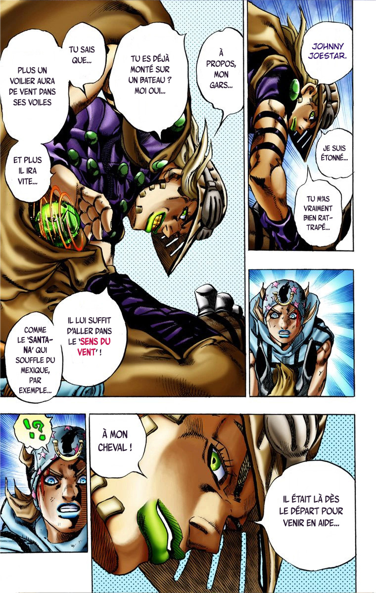 Read JoJo_s Bizarre Adventure Part 7 Steel Ball Run Official Colored FR Manga Online