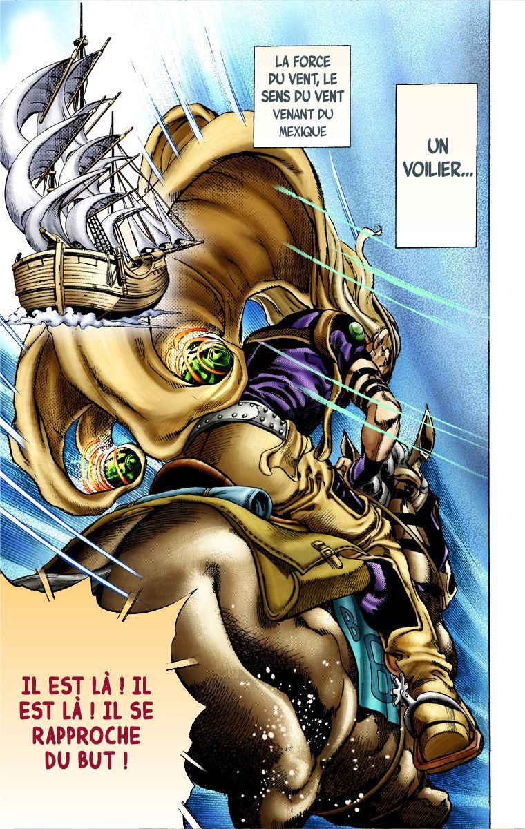 Read JoJo_s Bizarre Adventure Part 7 Steel Ball Run Official Colored FR Manga Online
