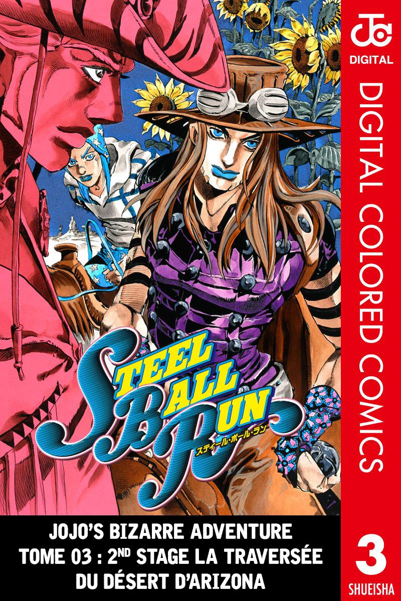 Read JoJo_s Bizarre Adventure Part 7 Steel Ball Run Official Colored FR Manga Online