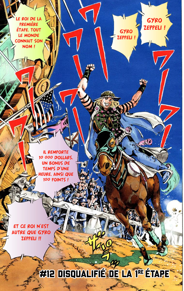 Read JoJo_s Bizarre Adventure Part 7 Steel Ball Run Official Colored FR Manga Online