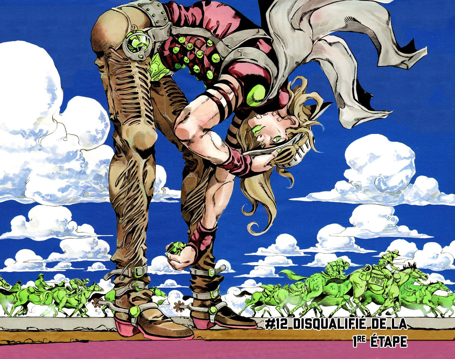 Read JoJo_s Bizarre Adventure Part 7 Steel Ball Run Official Colored FR Manga Online