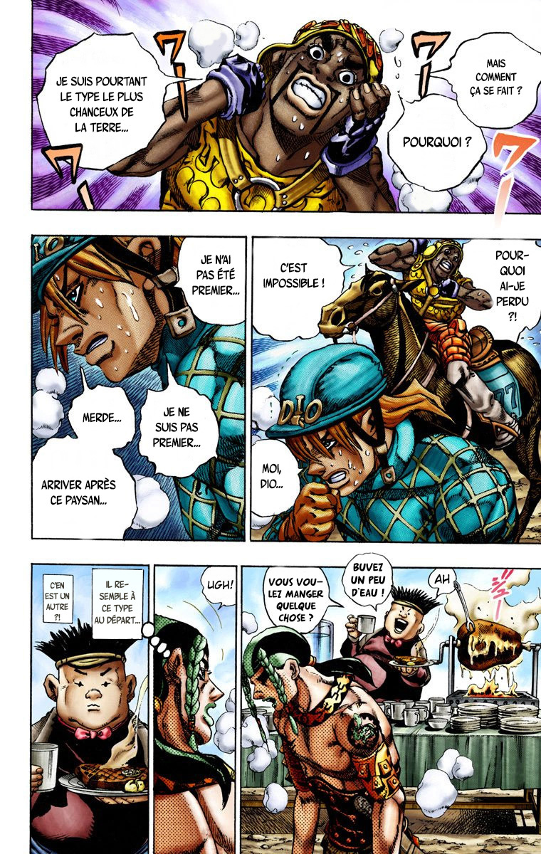 Read JoJo_s Bizarre Adventure Part 7 Steel Ball Run Official Colored FR Manga Online
