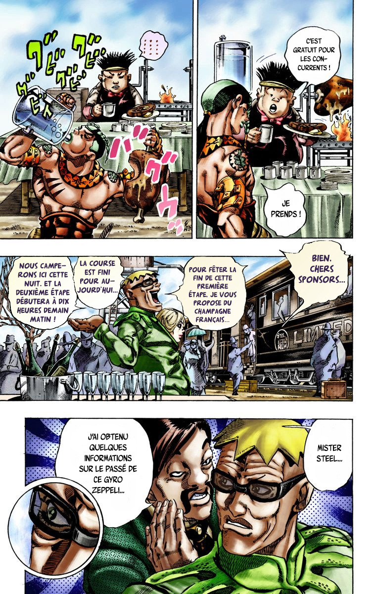 Read JoJo_s Bizarre Adventure Part 7 Steel Ball Run Official Colored FR Manga Online