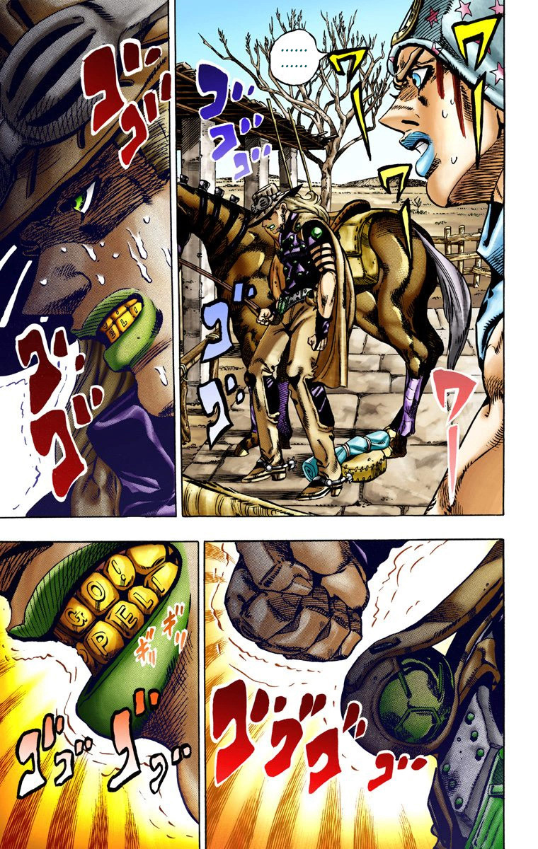 Read JoJo_s Bizarre Adventure Part 7 Steel Ball Run Official Colored FR Manga Online