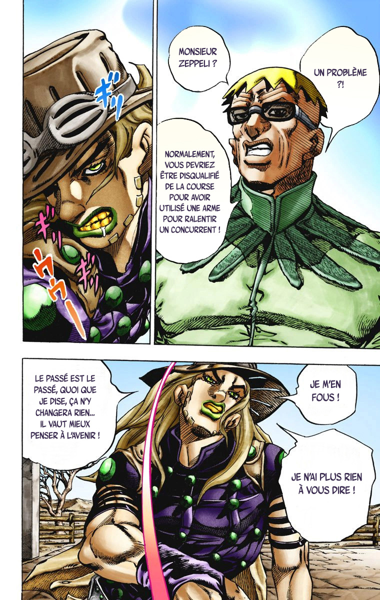 Read JoJo_s Bizarre Adventure Part 7 Steel Ball Run Official Colored FR Manga Online