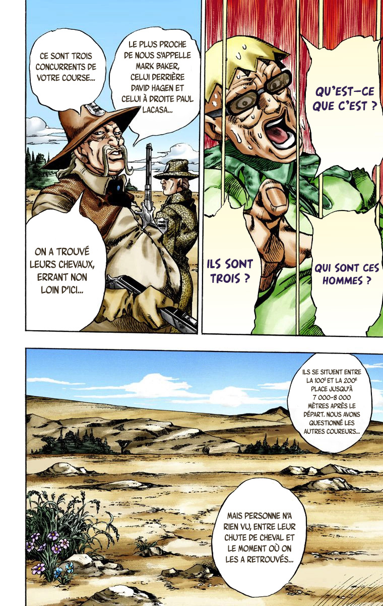Read JoJo_s Bizarre Adventure Part 7 Steel Ball Run Official Colored FR Manga Online