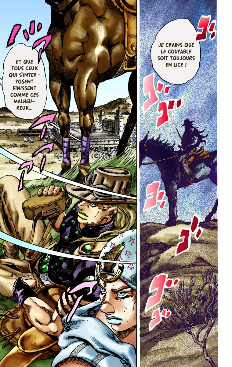 Read JoJo_s Bizarre Adventure Part 7 Steel Ball Run Official Colored FR Manga Online