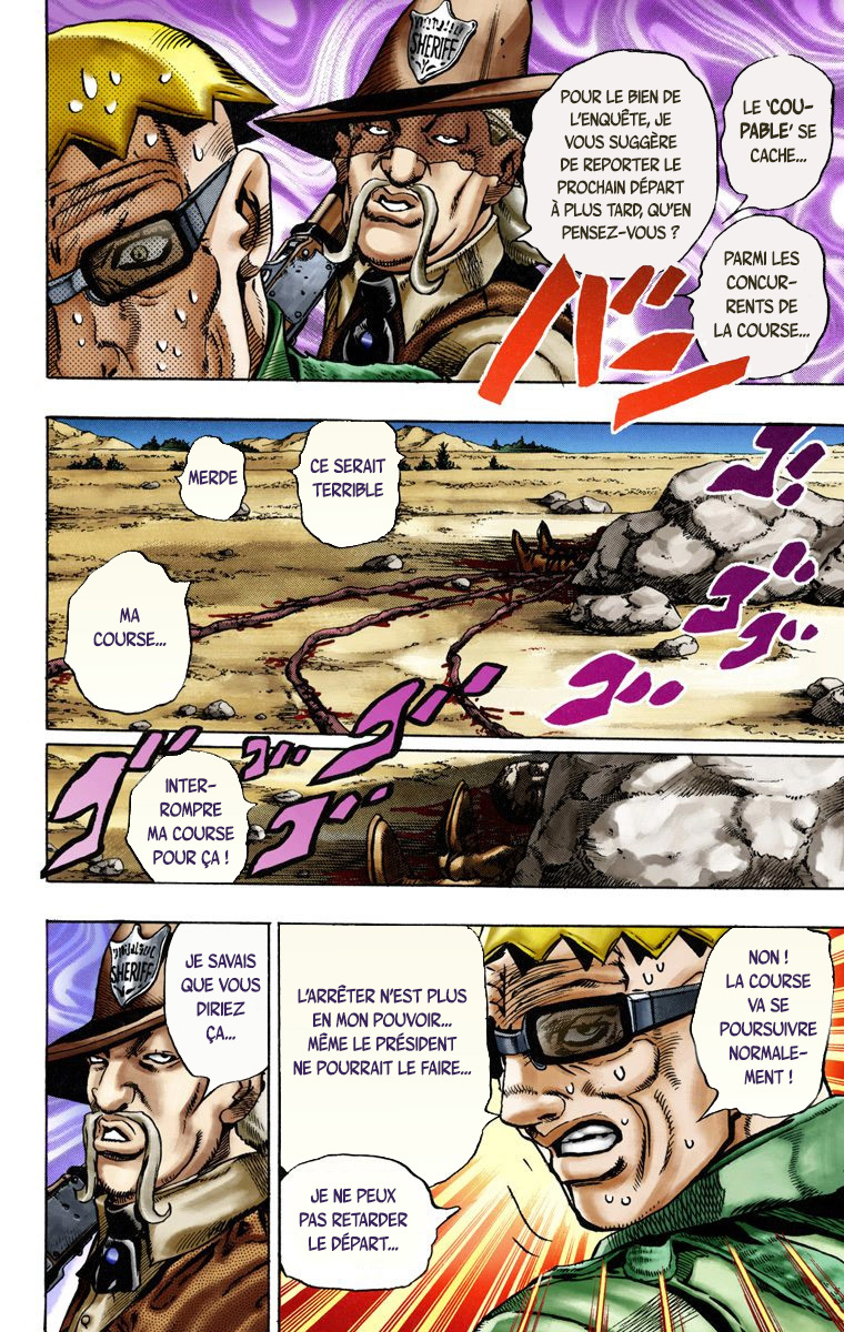 Read JoJo_s Bizarre Adventure Part 7 Steel Ball Run Official Colored FR Manga Online