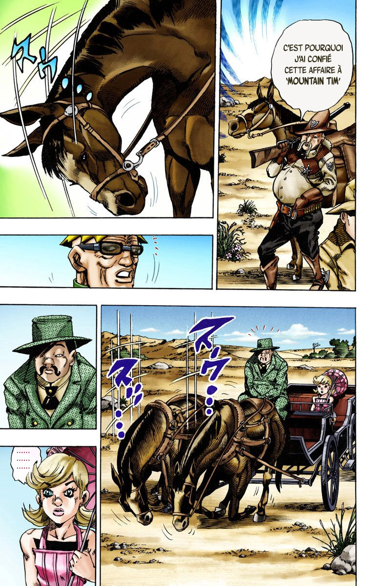 Read JoJo_s Bizarre Adventure Part 7 Steel Ball Run Official Colored FR Manga Online