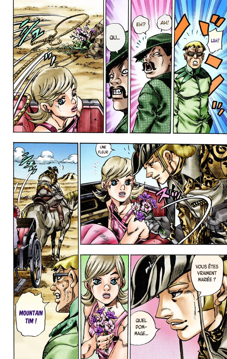 Read JoJo_s Bizarre Adventure Part 7 Steel Ball Run Official Colored FR Manga Online