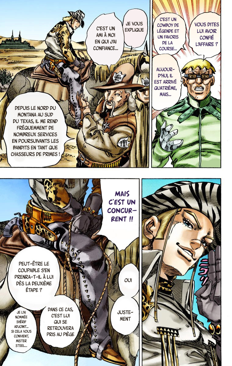 Read JoJo_s Bizarre Adventure Part 7 Steel Ball Run Official Colored FR Manga Online