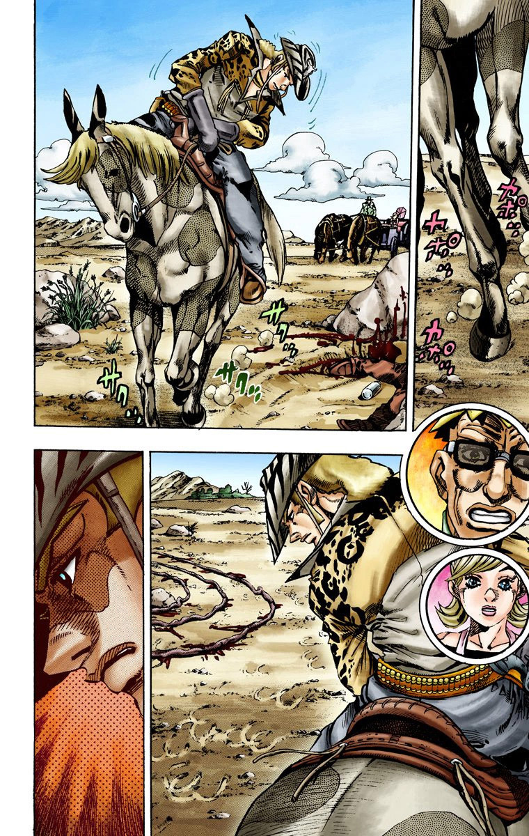 Read JoJo_s Bizarre Adventure Part 7 Steel Ball Run Official Colored FR Manga Online