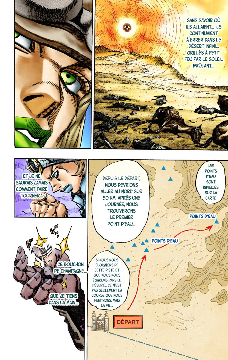 Read JoJo_s Bizarre Adventure Part 7 Steel Ball Run Official Colored FR Manga Online