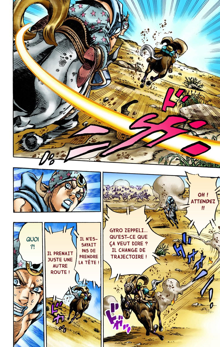 Read JoJo_s Bizarre Adventure Part 7 Steel Ball Run Official Colored FR Manga Online