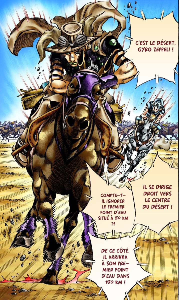 Read JoJo_s Bizarre Adventure Part 7 Steel Ball Run Official Colored FR Manga Online