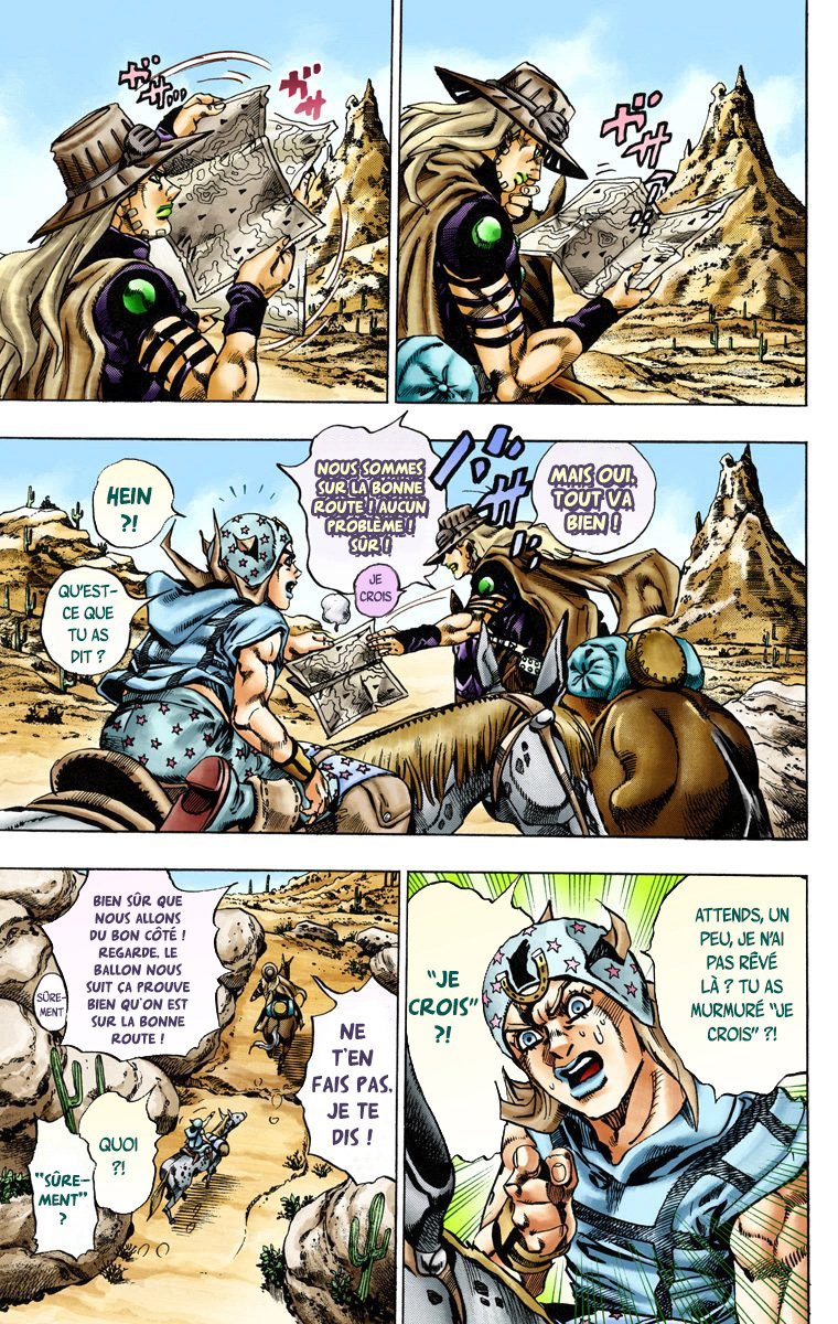 Read JoJo_s Bizarre Adventure Part 7 Steel Ball Run Official Colored FR Manga Online