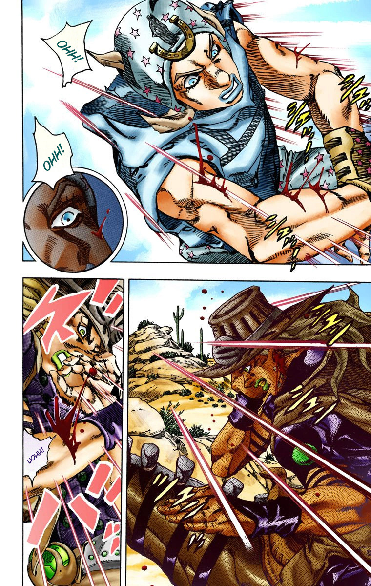 Read JoJo_s Bizarre Adventure Part 7 Steel Ball Run Official Colored FR Manga Online