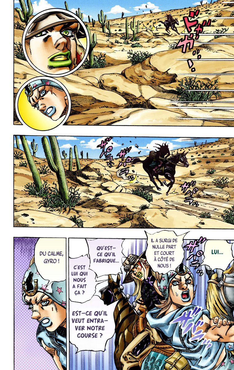 Read JoJo_s Bizarre Adventure Part 7 Steel Ball Run Official Colored FR Manga Online