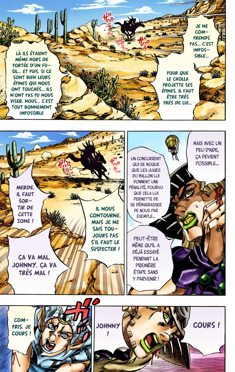 Read JoJo_s Bizarre Adventure Part 7 Steel Ball Run Official Colored FR Manga Online