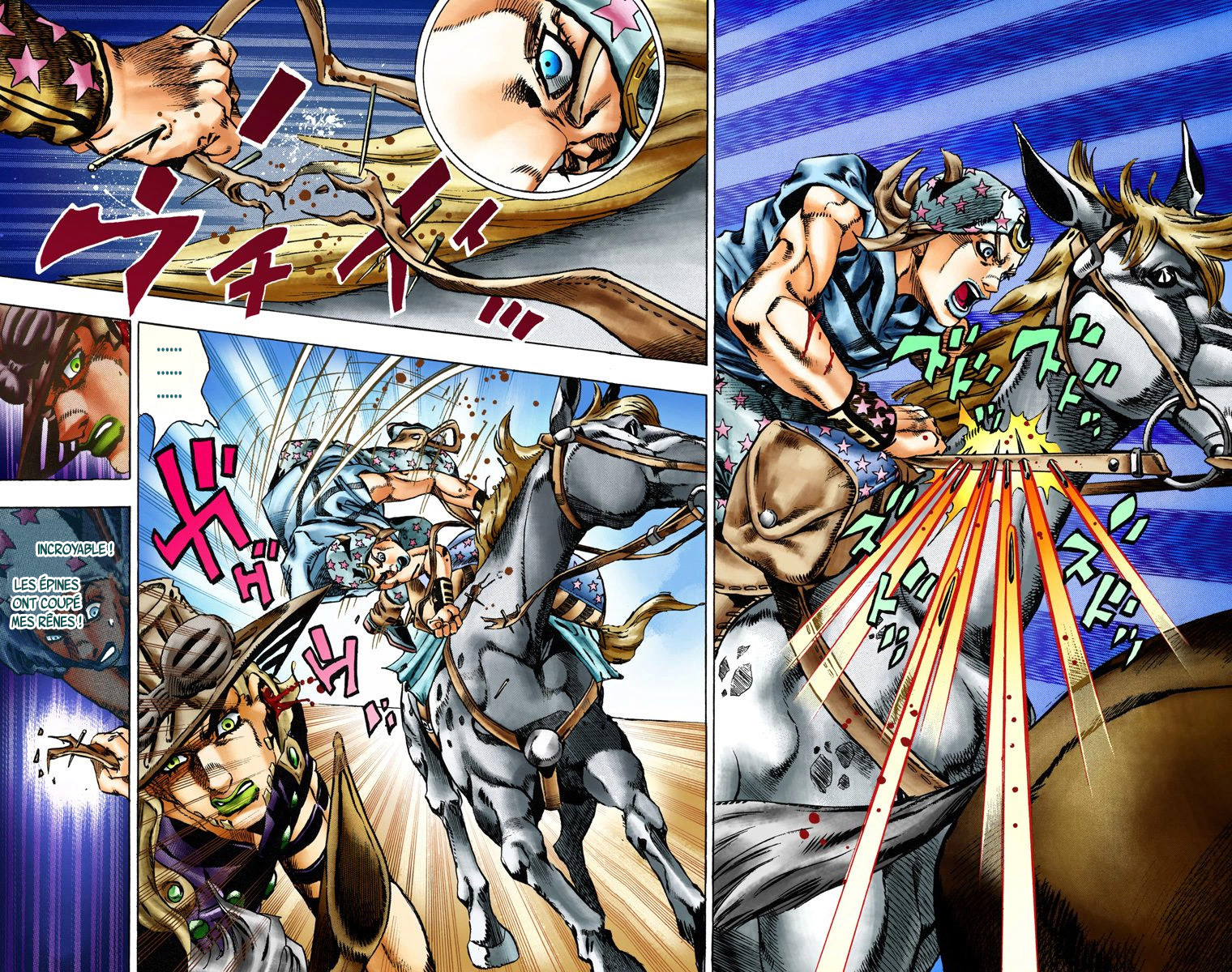 Read JoJo_s Bizarre Adventure Part 7 Steel Ball Run Official Colored FR Manga Online
