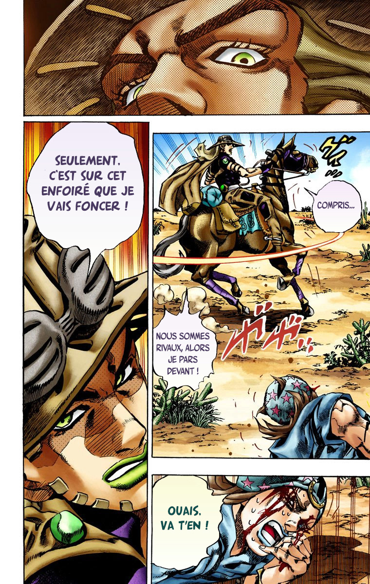 Read JoJo_s Bizarre Adventure Part 7 Steel Ball Run Official Colored FR Manga Online