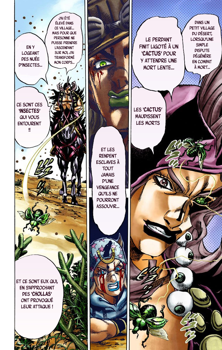 Read JoJo_s Bizarre Adventure Part 7 Steel Ball Run Official Colored FR Manga Online