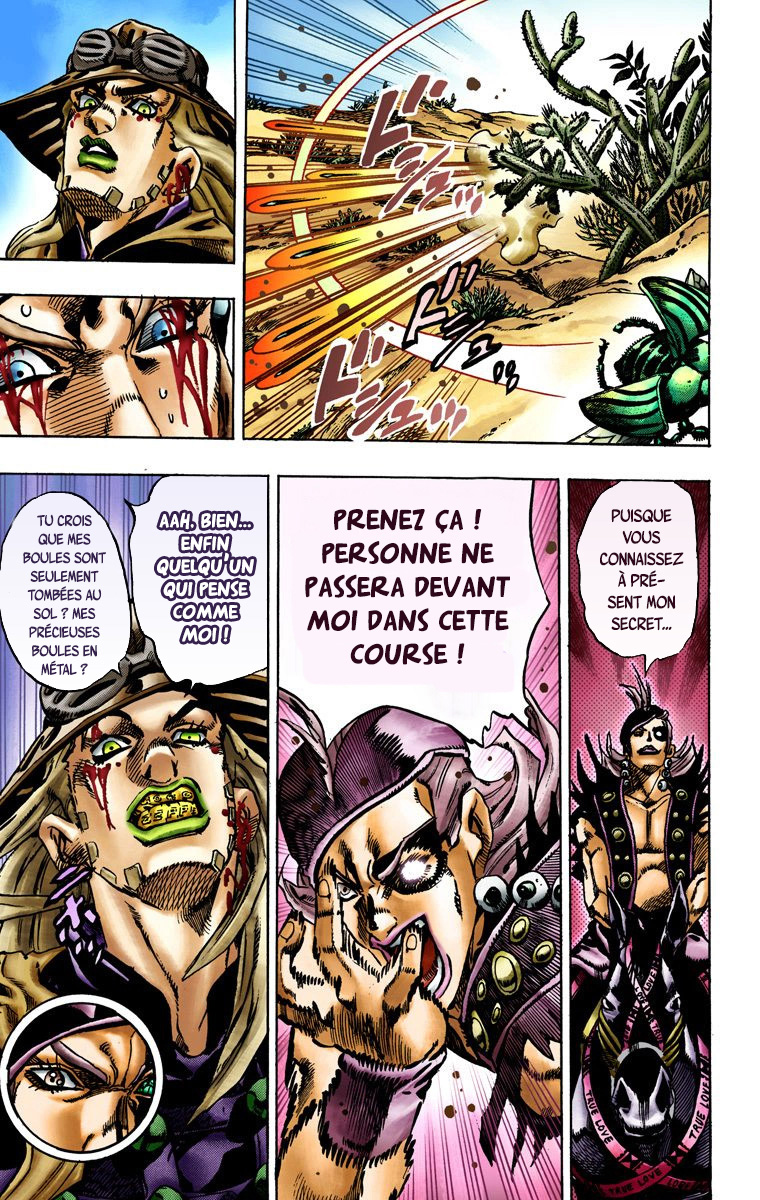 Read JoJo_s Bizarre Adventure Part 7 Steel Ball Run Official Colored FR Manga Online