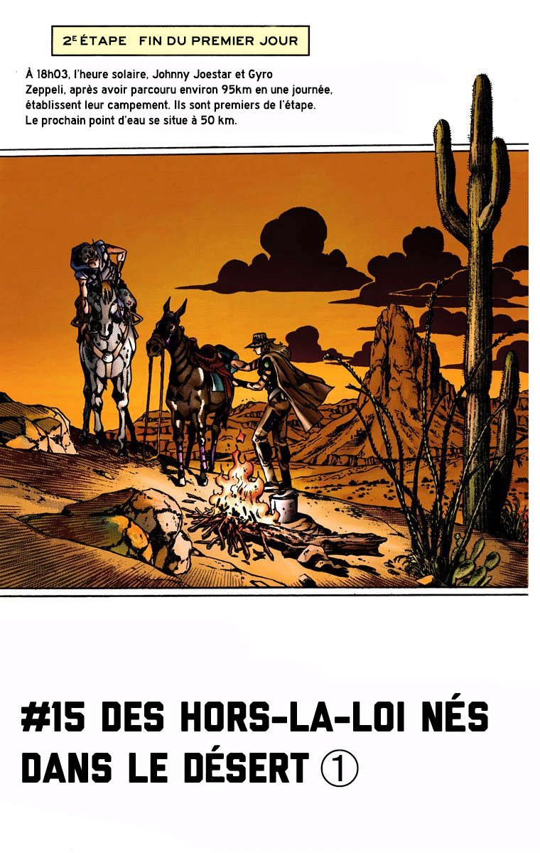 Read JoJo_s Bizarre Adventure Part 7 Steel Ball Run Official Colored FR Manga Online