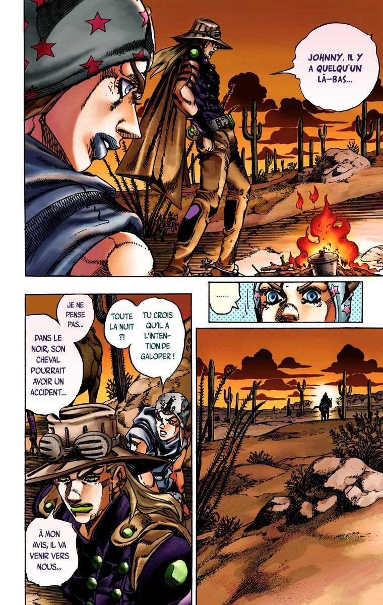 Read JoJo_s Bizarre Adventure Part 7 Steel Ball Run Official Colored FR Manga Online