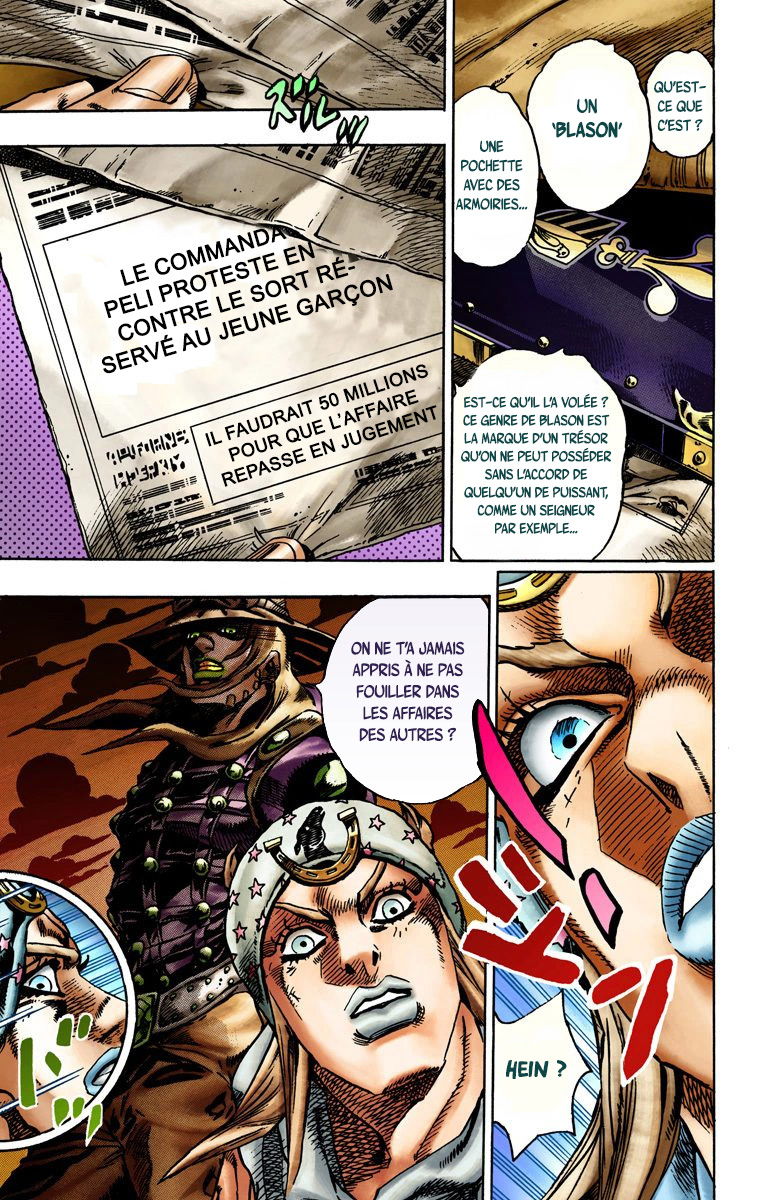Read JoJo_s Bizarre Adventure Part 7 Steel Ball Run Official Colored FR Manga Online