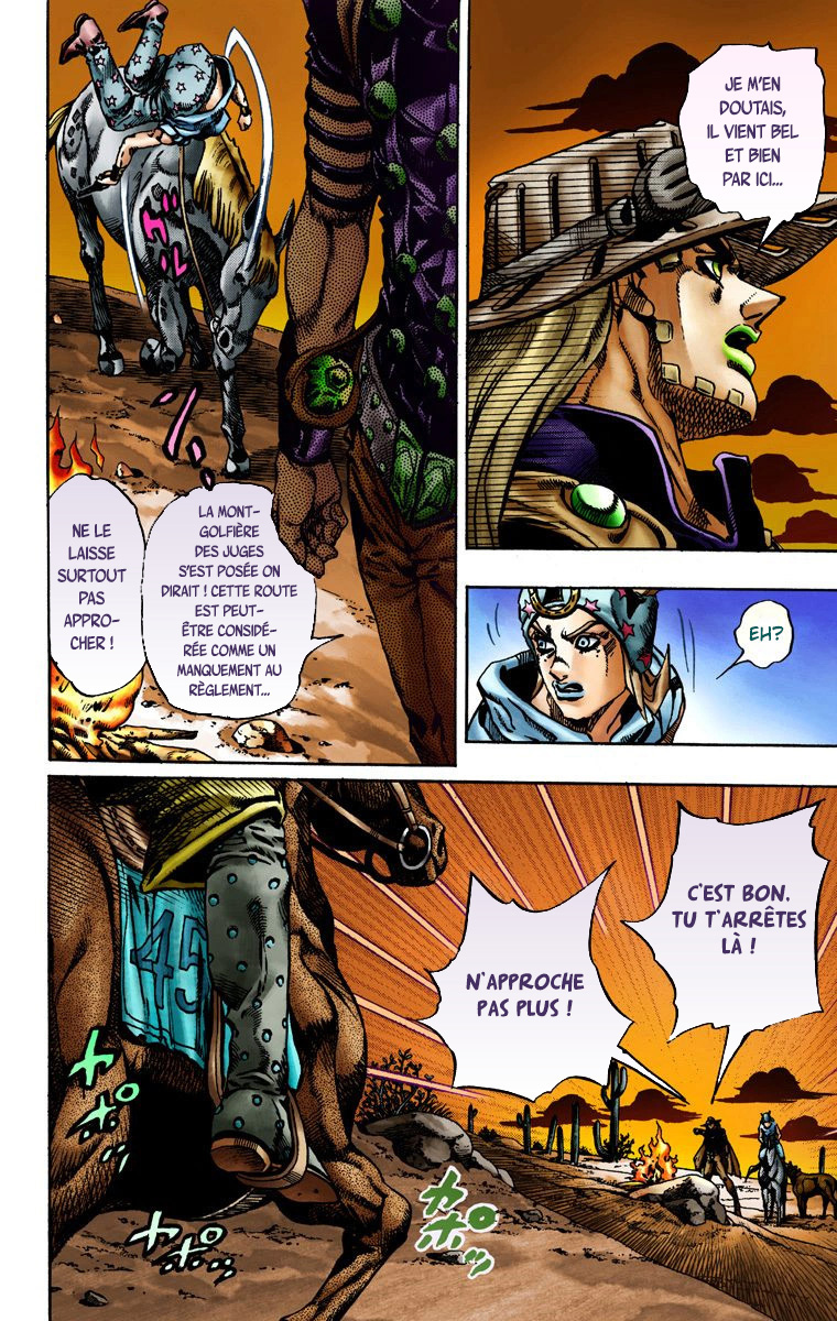 Read JoJo_s Bizarre Adventure Part 7 Steel Ball Run Official Colored FR Manga Online