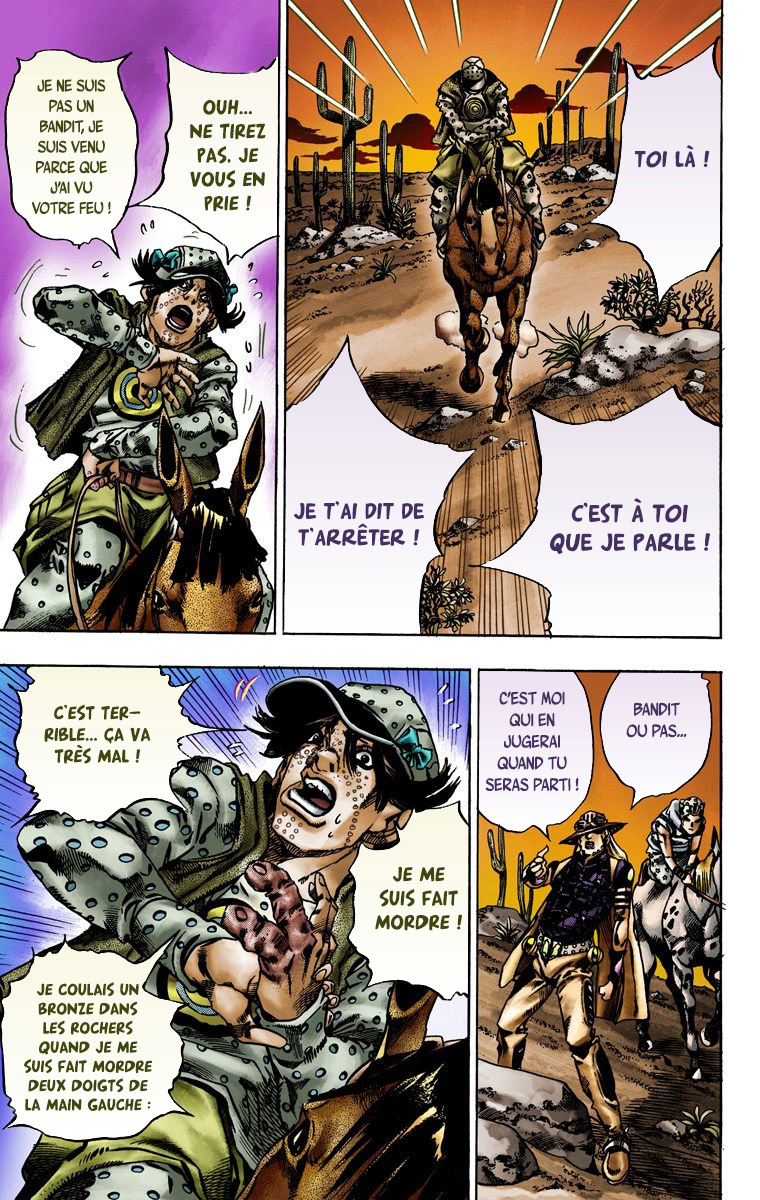 Read JoJo_s Bizarre Adventure Part 7 Steel Ball Run Official Colored FR Manga Online
