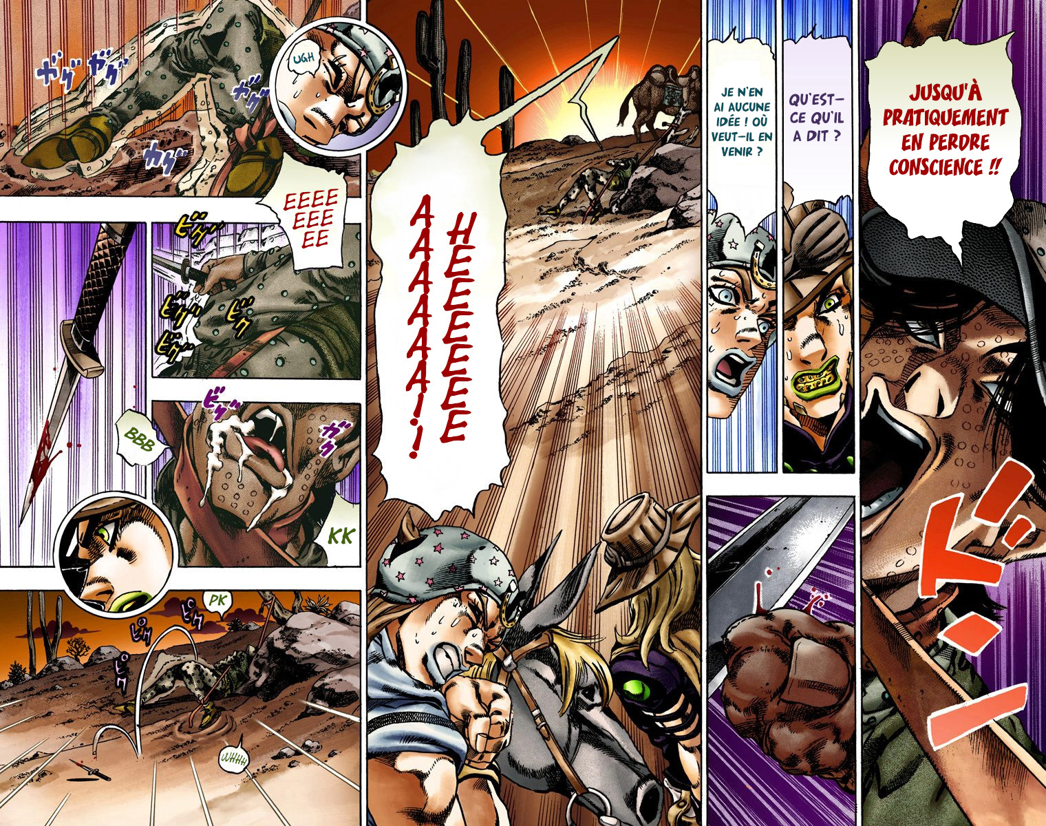 Read JoJo_s Bizarre Adventure Part 7 Steel Ball Run Official Colored FR Manga Online