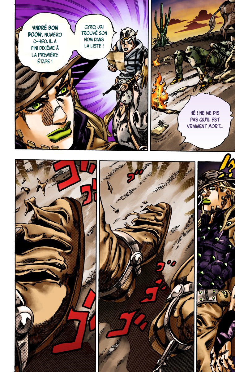 Read JoJo_s Bizarre Adventure Part 7 Steel Ball Run Official Colored FR Manga Online