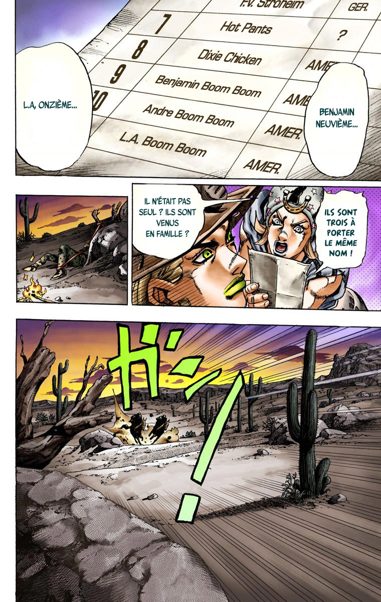 Read JoJo_s Bizarre Adventure Part 7 Steel Ball Run Official Colored FR Manga Online