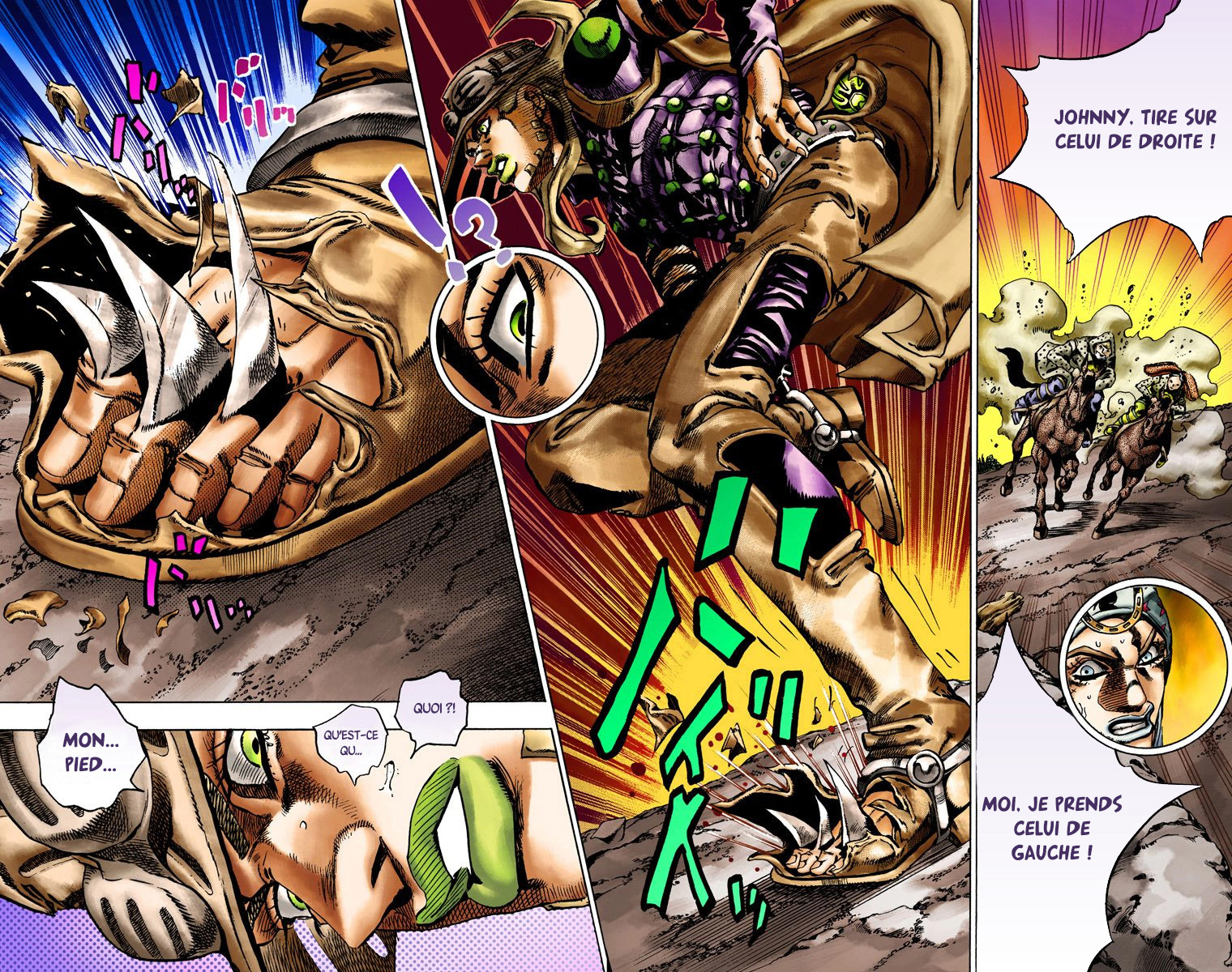 Read JoJo_s Bizarre Adventure Part 7 Steel Ball Run Official Colored FR Manga Online