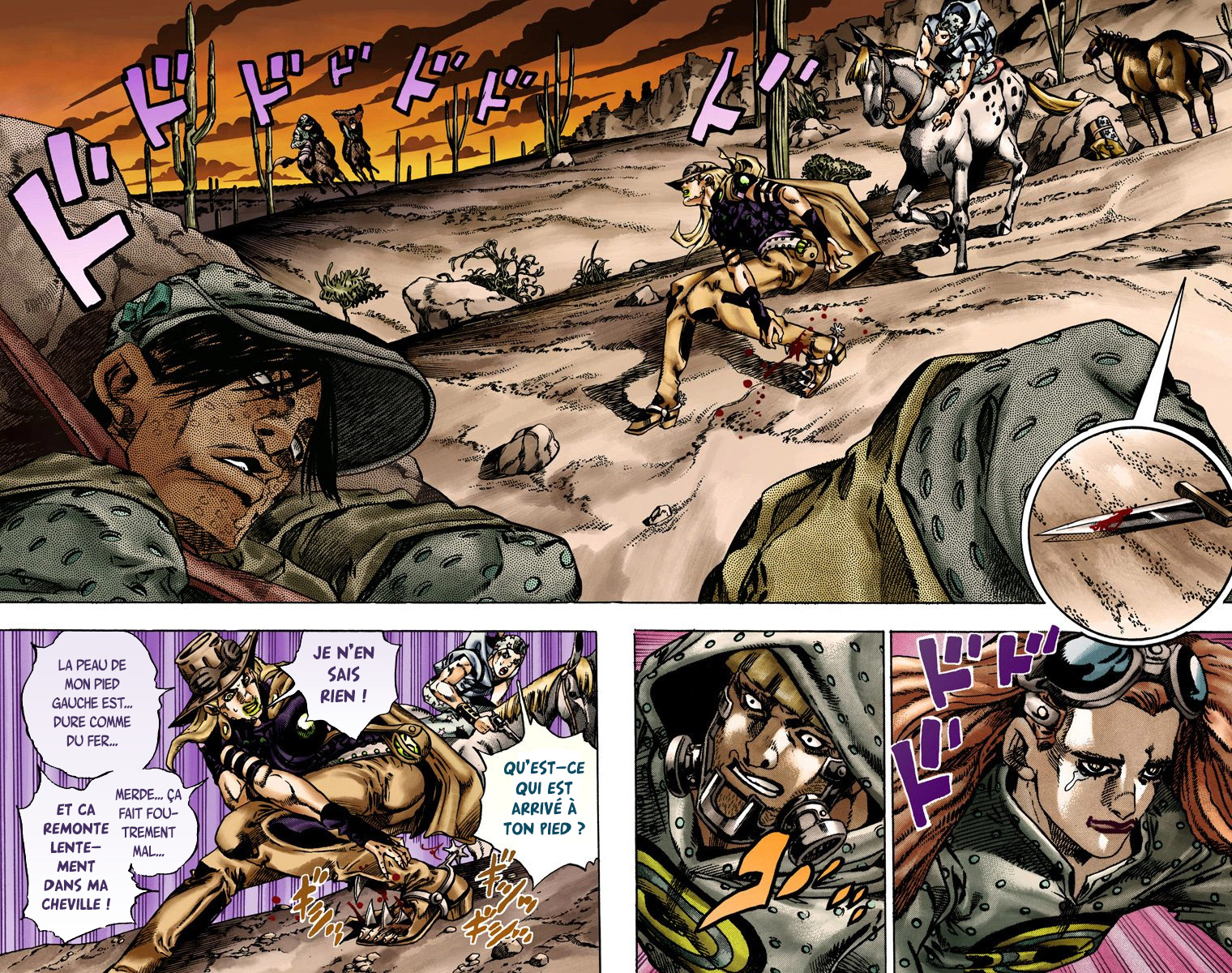 Read JoJo_s Bizarre Adventure Part 7 Steel Ball Run Official Colored FR Manga Online