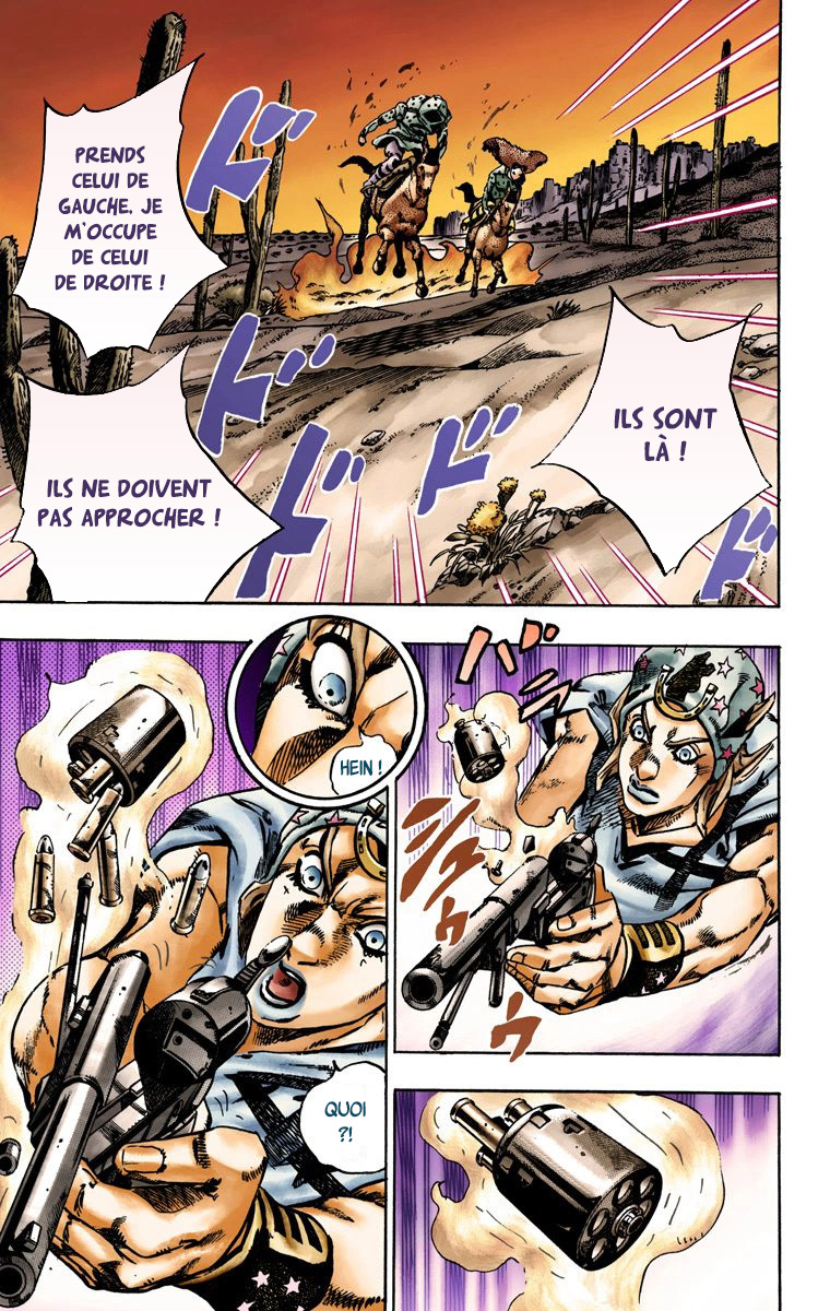 Read JoJo_s Bizarre Adventure Part 7 Steel Ball Run Official Colored FR Manga Online