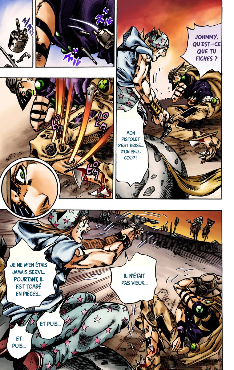 Read JoJo_s Bizarre Adventure Part 7 Steel Ball Run Official Colored FR Manga Online