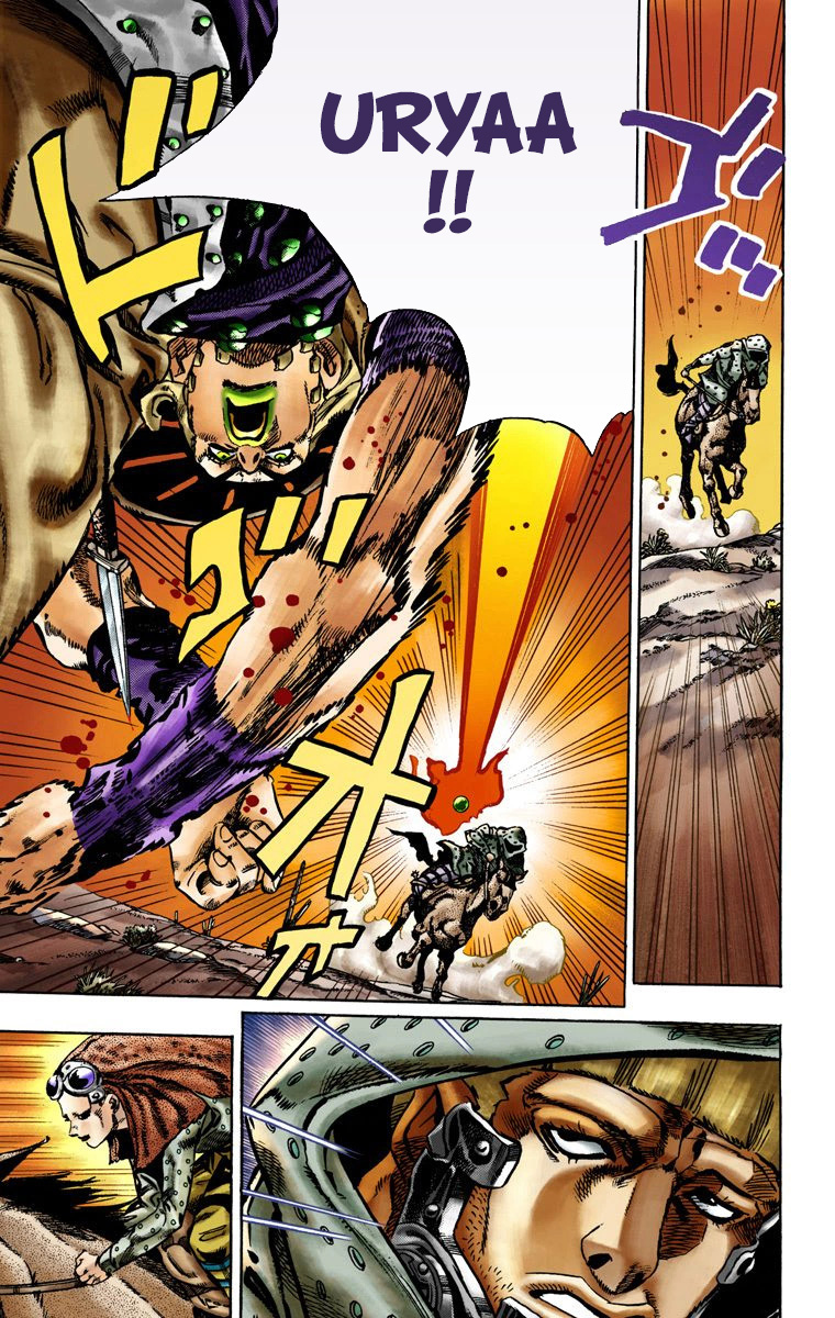 Read JoJo_s Bizarre Adventure Part 7 Steel Ball Run Official Colored FR Manga Online