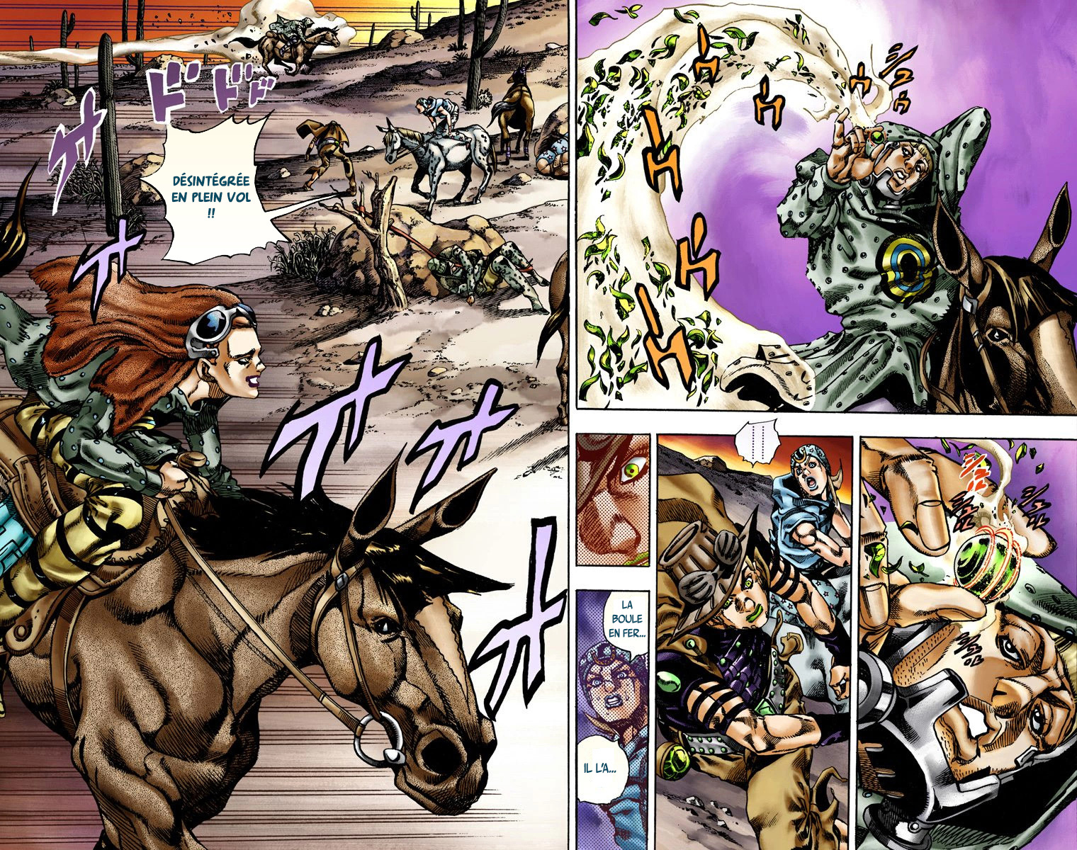 Read JoJo_s Bizarre Adventure Part 7 Steel Ball Run Official Colored FR Manga Online