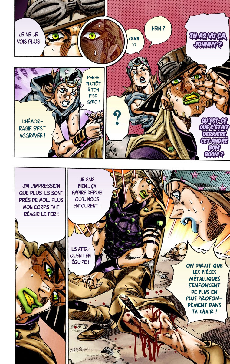 Read JoJo_s Bizarre Adventure Part 7 Steel Ball Run Official Colored FR Manga Online