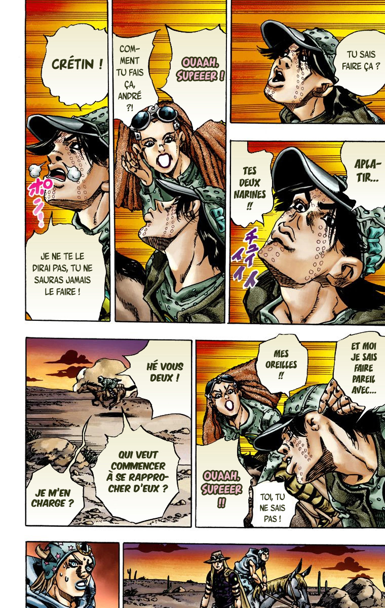 Read JoJo_s Bizarre Adventure Part 7 Steel Ball Run Official Colored FR Manga Online