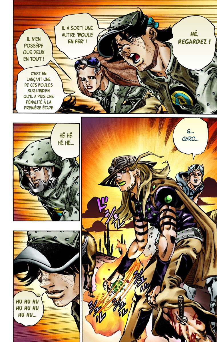 Read JoJo_s Bizarre Adventure Part 7 Steel Ball Run Official Colored FR Manga Online