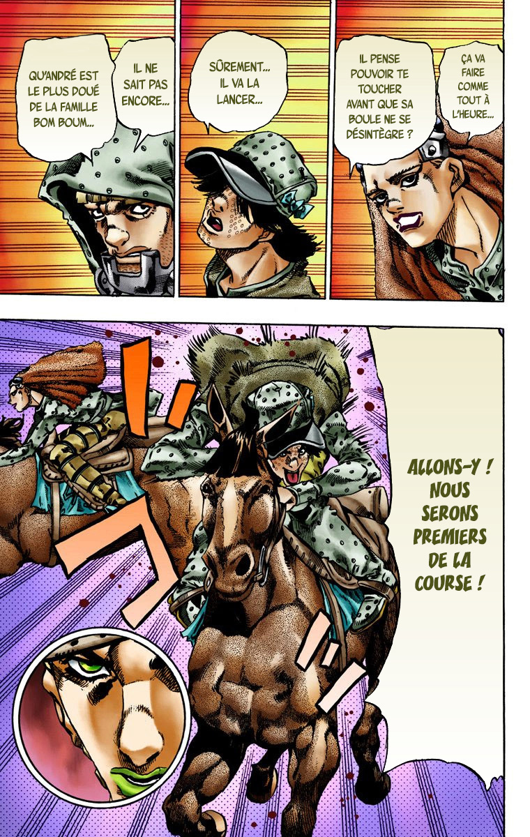 Read JoJo_s Bizarre Adventure Part 7 Steel Ball Run Official Colored FR Manga Online
