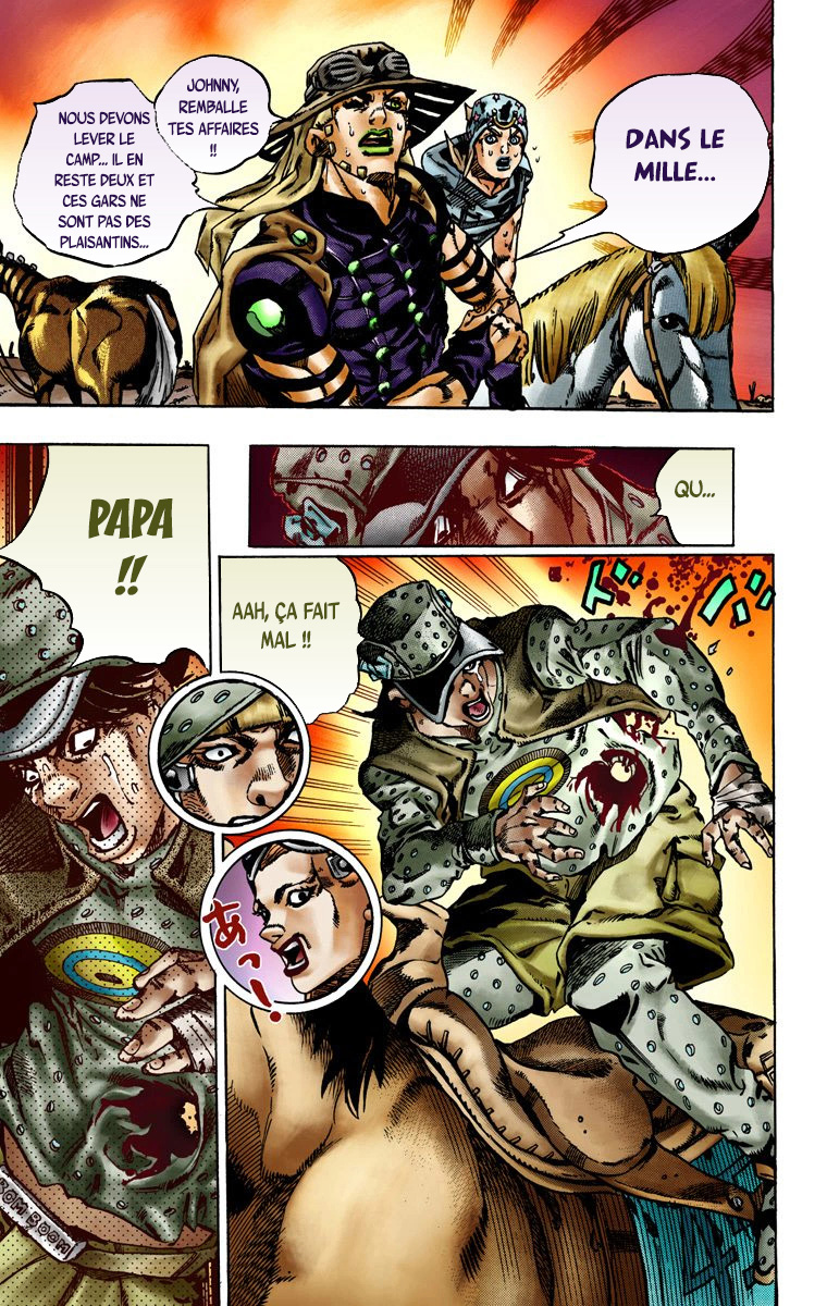 Read JoJo_s Bizarre Adventure Part 7 Steel Ball Run Official Colored FR Manga Online