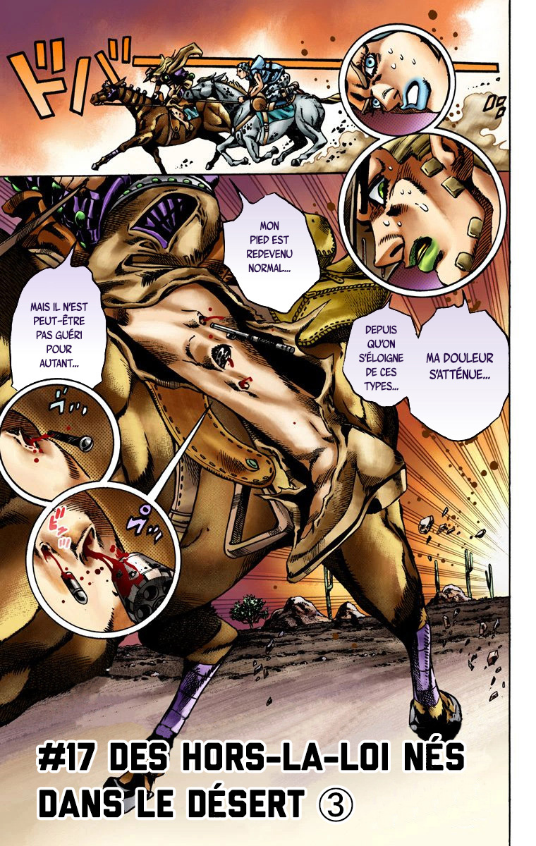 Read JoJo_s Bizarre Adventure Part 7 Steel Ball Run Official Colored FR Manga Online