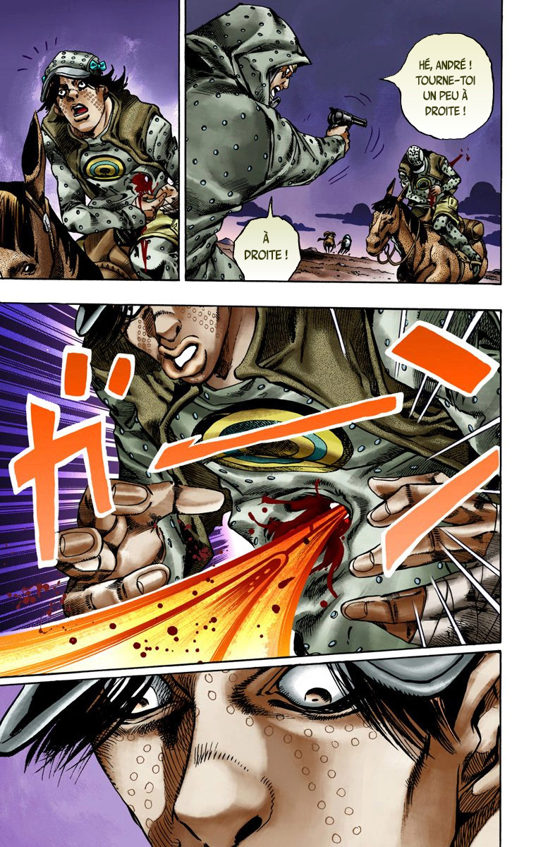 Read JoJo_s Bizarre Adventure Part 7 Steel Ball Run Official Colored FR Manga Online