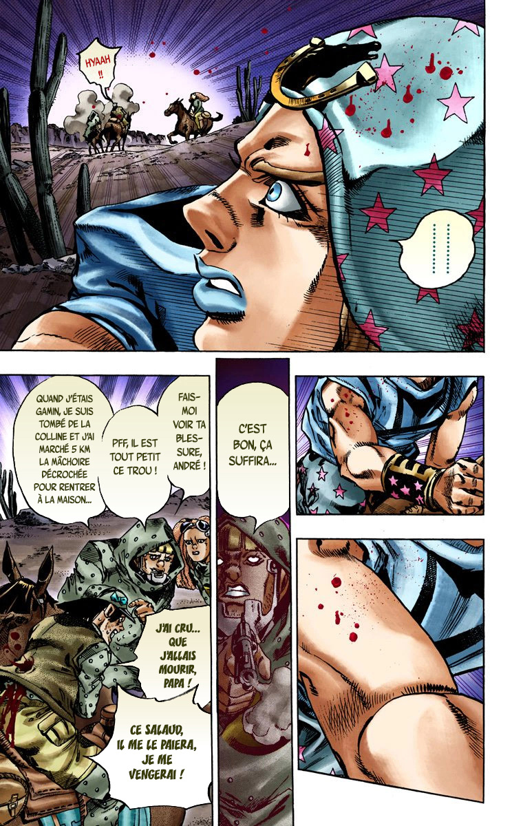 Read JoJo_s Bizarre Adventure Part 7 Steel Ball Run Official Colored FR Manga Online