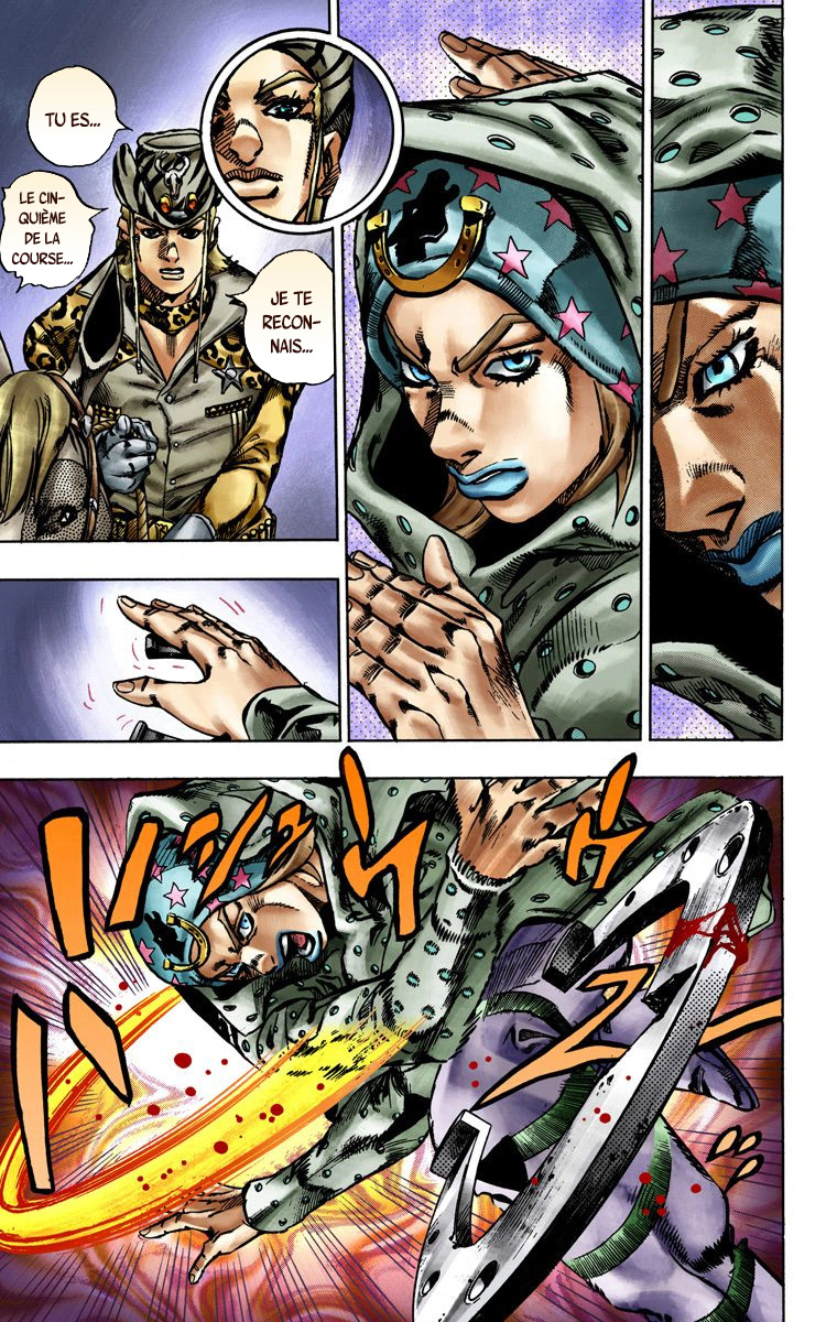 Read JoJo_s Bizarre Adventure Part 7 Steel Ball Run Official Colored FR Manga Online